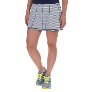 Navy and white striped Kyodan tennis skirt